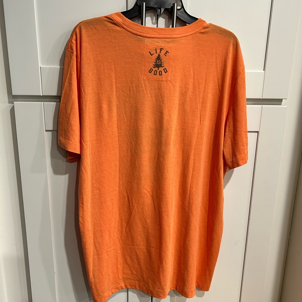 Life Is Good Parks & Rec Orange Tee - Picture 2 of 3